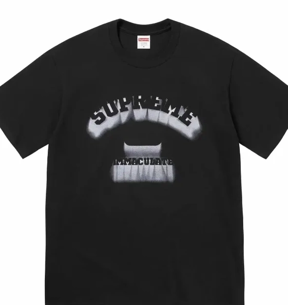 sleeved L M Shadow S Shadow Logo and Tee XL 24SS Black Short 3D T-shirt White 0817